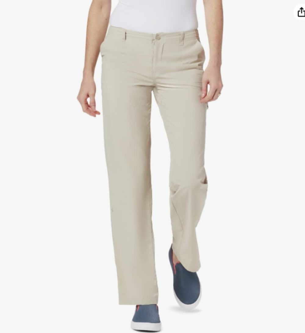COLUMBIA Women's Full Length Roll Aruba Pant Size 12